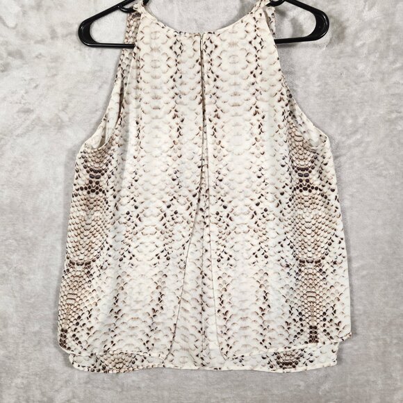 Violet + Claire Layered Snake skin top Women's Size M - Picture 2 of 8